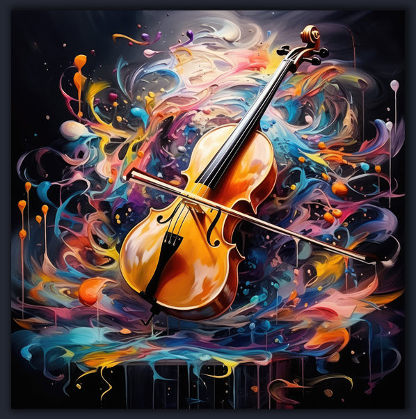 Artistic Philosophical Violin