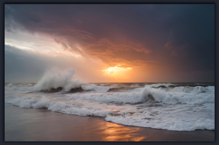 Sunset in the Ocean